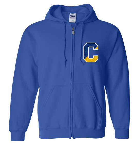 Youth Zip-Up Hoodie - Classic “C” Logo