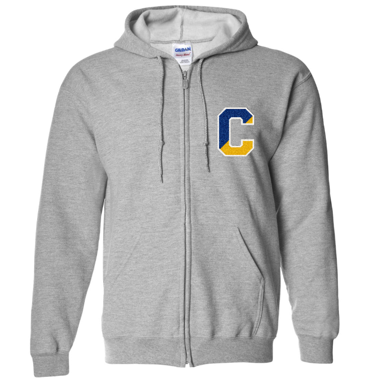 Zip-Up Hoodie - Classic “C” Logo