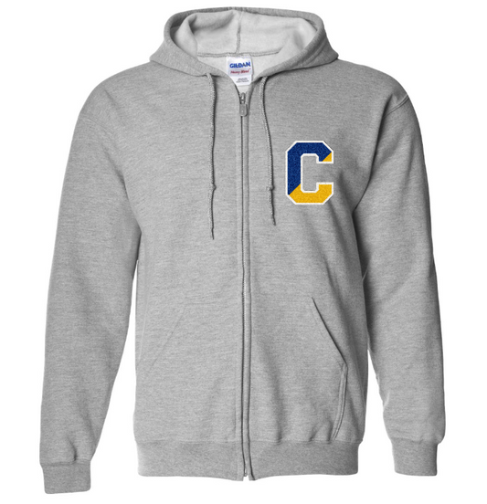 Youth Zip-Up Hoodie - Classic “C” Logo