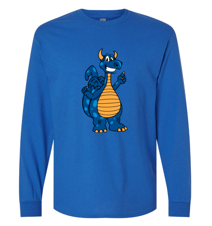 Youth Heavy Cotton Long Sleeve Tee - Cheerful Chester