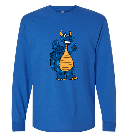 Youth Heavy Cotton Long Sleeve Tee - Cheerful Chester