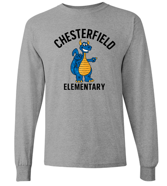Youth Heavy Cotton Long Sleeve Tee – Chester