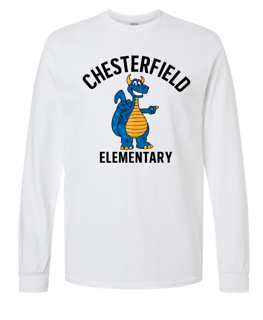Youth Heavy Cotton Long Sleeve Tee - Chester