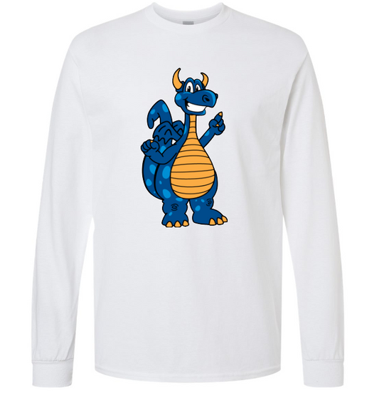 Youth Heavy Cotton Long Sleeve Tee - Cheerful Chester