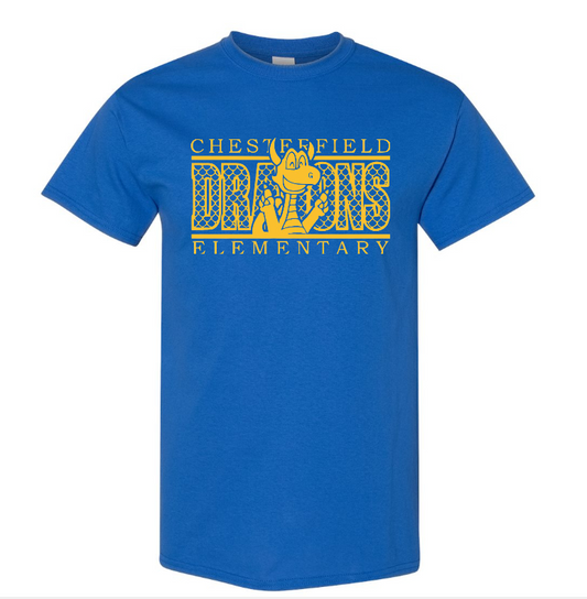 Youth Heavy Cotton Short Sleeve Tee – Chesterfield Dragons Graphic