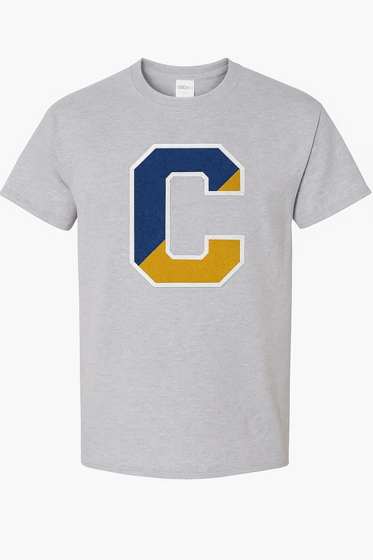 Youth Heavy Cotton Short Sleeve Tee – Classic Chesterfield “C"