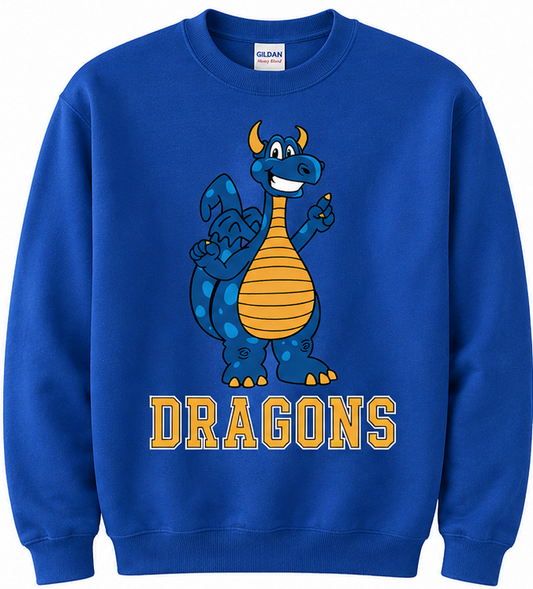 Chesterfield Dragons Mascot Crewneck Sweatshirt