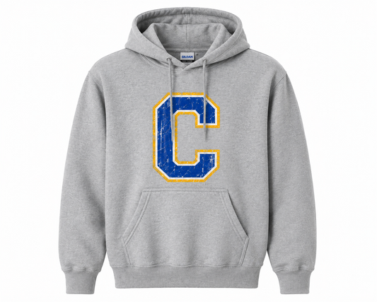 Distressed C Hoodie