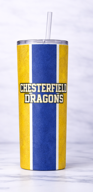 Chesterfield Dragons Stripe Tumbler